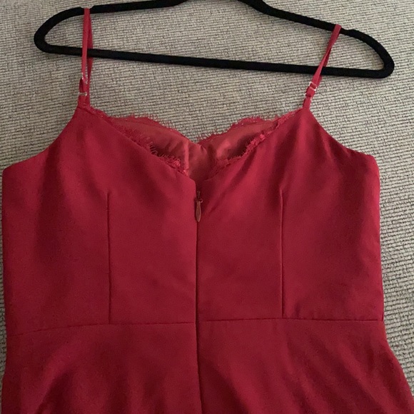 Azazie Tegan Burgundy Bridesmaid Dress - Picture 4 of 9